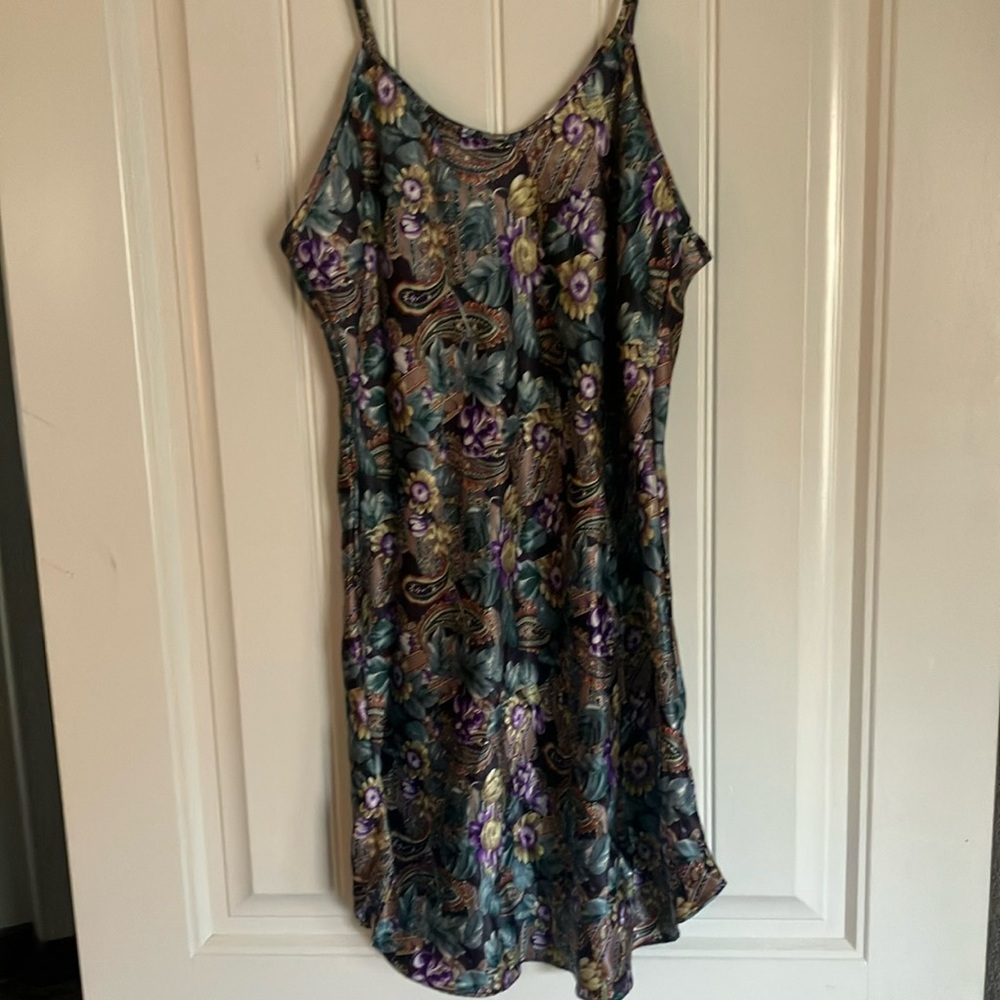 Floral Satin Chemise